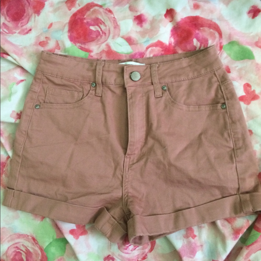 Forever pastel pink denim shorts
